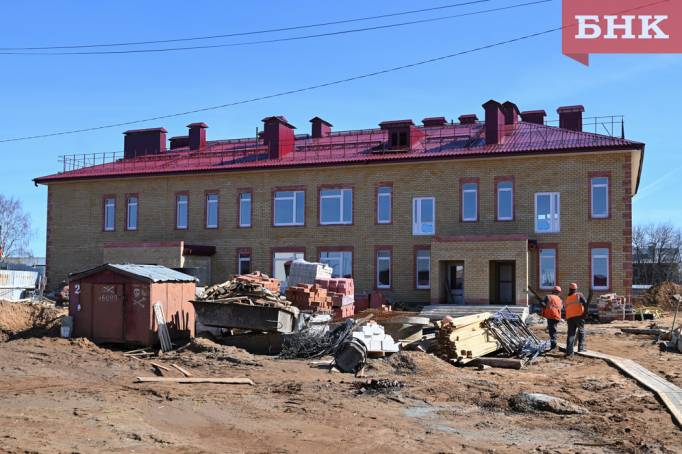 Новый корпус детсада в Усть-Куломе готов наполовину