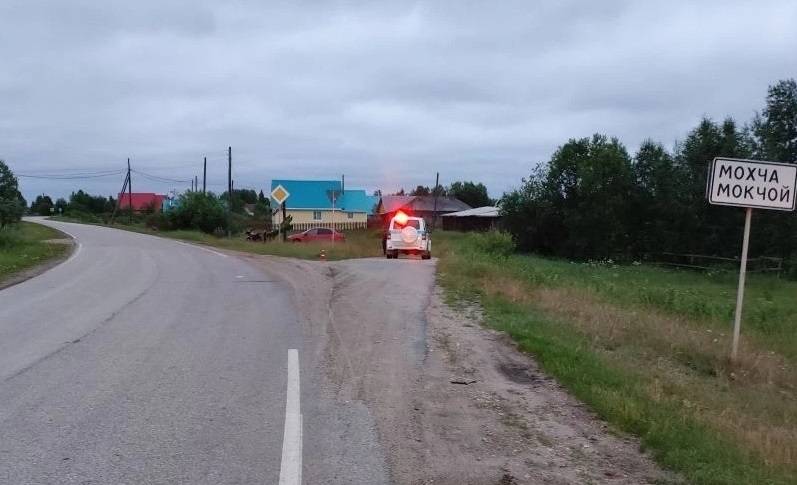 В Ижемском районе мотоциклист без прав получил перелом