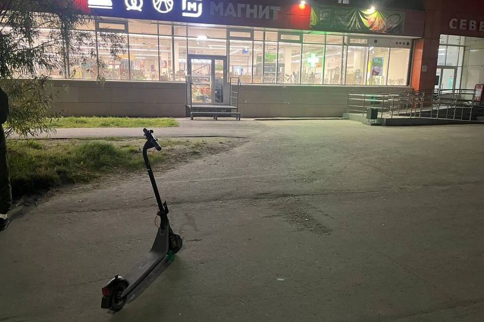 В Усинске пьяный самокатчик сбил ребенка