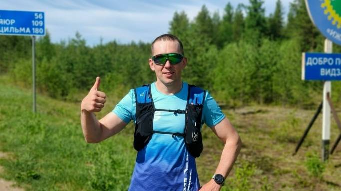 Марафонцы из Коми пробежали 100 километров от Ираеля до Ижмы