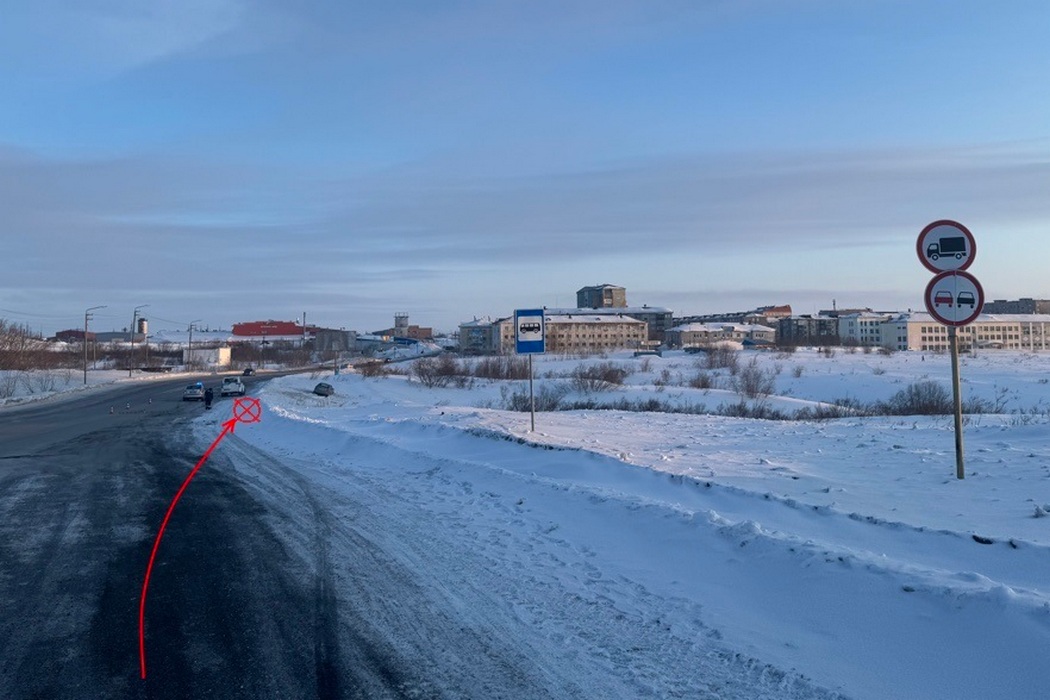 В Воркуте водитель иномарки пострадала после съезда в кювет