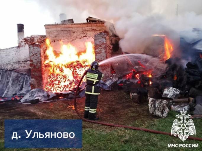 Троице-Стефано-Ульяновский монастырь пострадал от пожара
