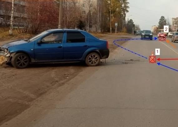 В Печоре произошло тройное ДТП