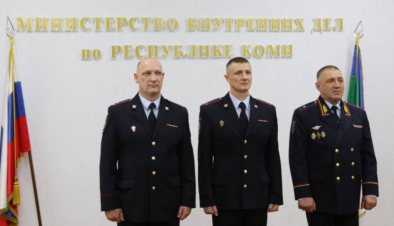 Владимир Колокольцев вручил награды полицейским из Сыктывкара