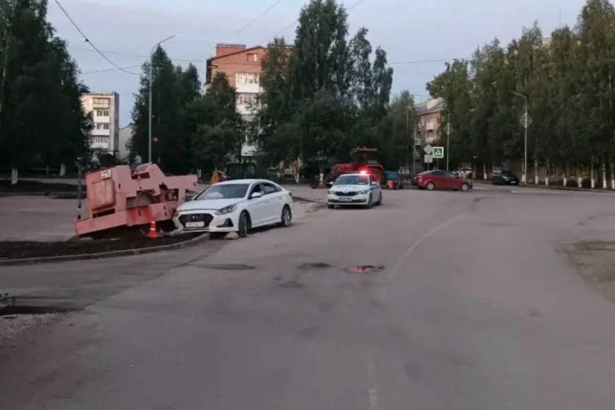 Пьяного водителя в Яреге остановил каток