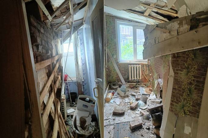Из разрушающегося дома в Айкино не выехала ни одна семья