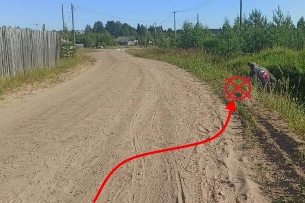 В Кебанъеле «Лада» съехала с дороги и опрокинулась