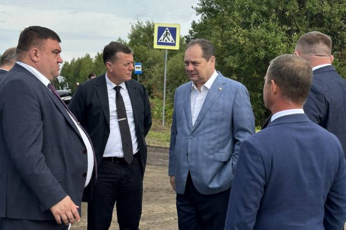 Ростислав Гольдштейн проинспектировал ход капитального ремонта дорог в Сысольском и Прилузском районах