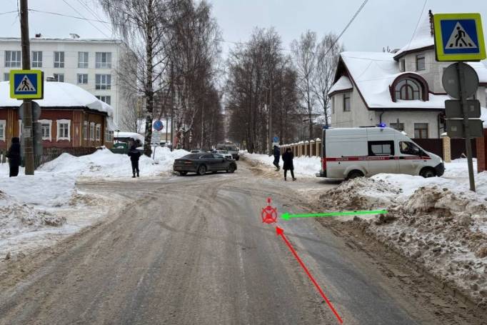 В Сыктывкаре ребенок попал под колеса иномарки