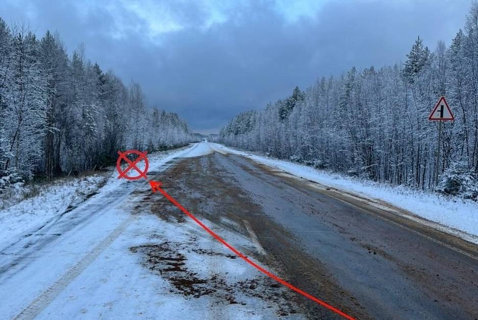 За сутки в Коми две машины улетели в кювет