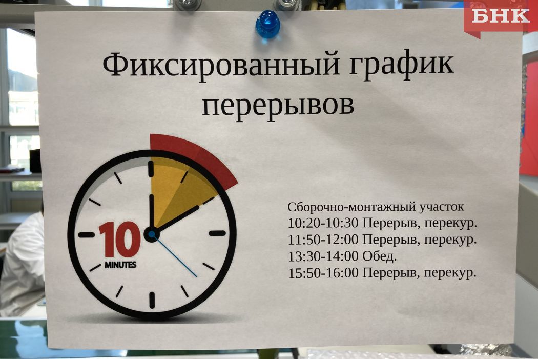 Жители Коми стали проводить на работе меньше времени