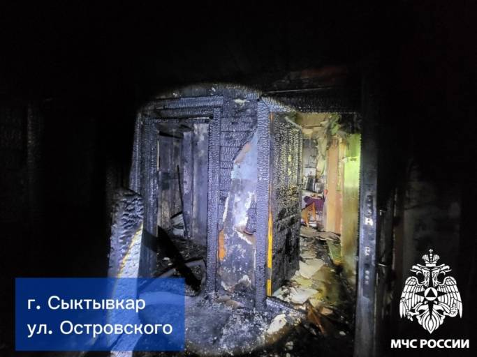 В Эжва на пожаре погибла пенсионерка