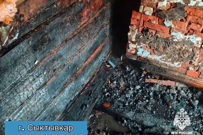 На пожаре в сыктывкарском Кируле погиб мужчина