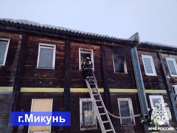 В Микуни на пожаре обнаружили погибшего