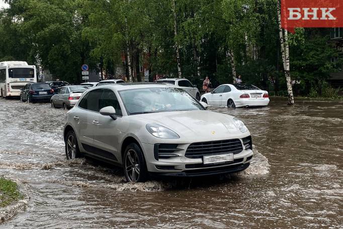 На Коми надвигается гроза с ливнем
