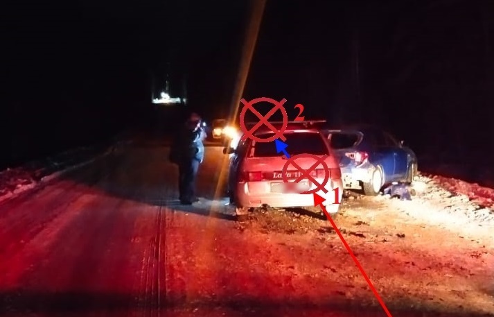 В Усть-Вымском районе три автомобиля собрали «паровозик»