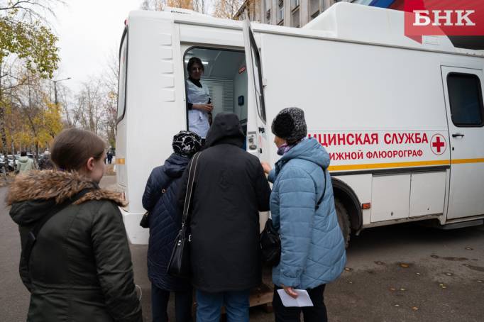 Сыктывкарская поликлиника планирует раздавать номерки в передвижной флюорограф