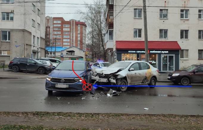 Поездка в такси по Сыктывкару закончилась для пассажира травмой