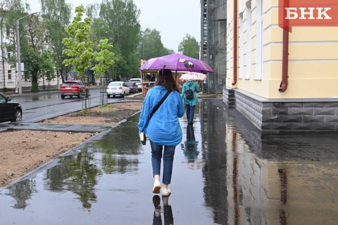 Самый теплый месяц в году запомнится Коми холодными ливнями