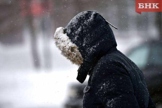 Снегопад накроет три района Коми