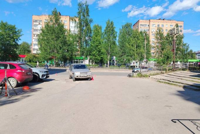 В Ухте сбили велосипедиста