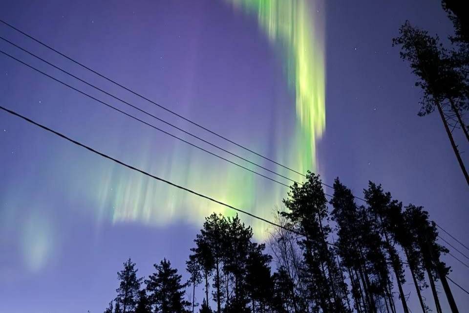 «Сияет знатно»: ночью жители Коми наблюдали за северным сиянием