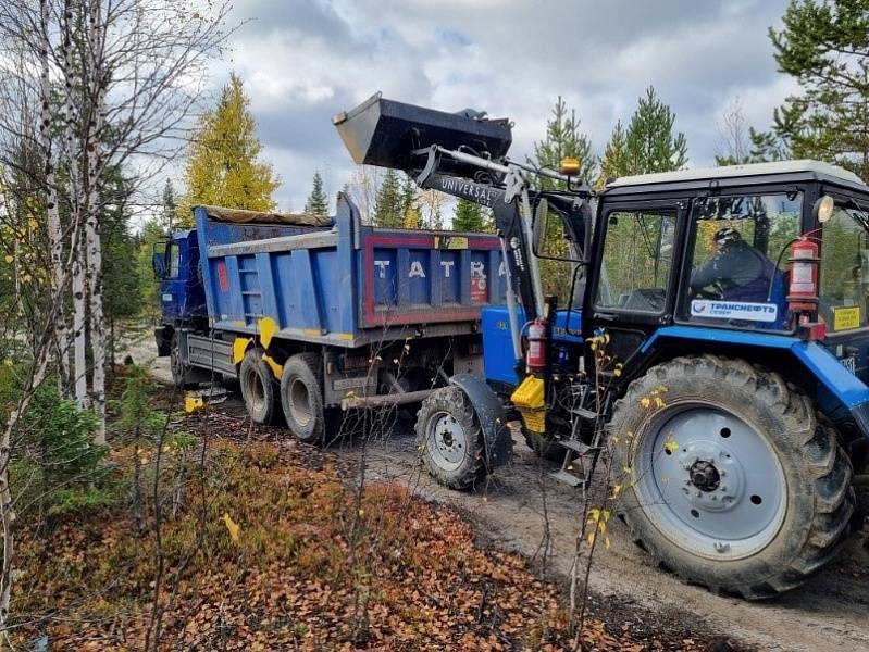 АО «Транснефть – Север» приняло участие в ликвидации несанкционированных свалок