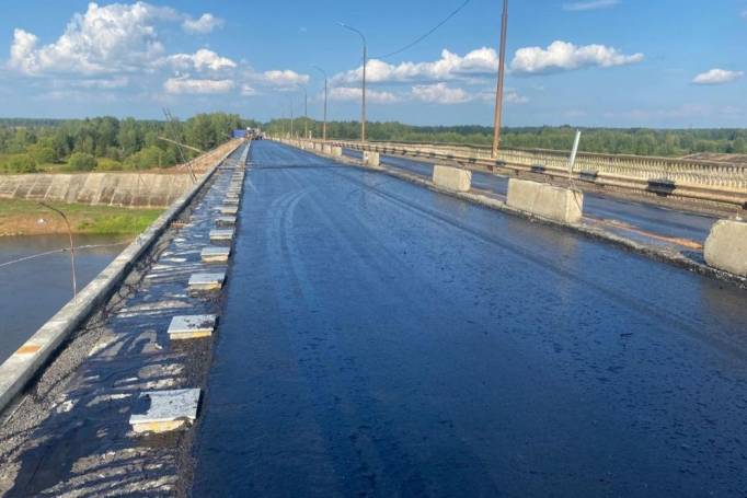 Ремонт моста через Вычегду в Корткеросском районе возобновят в апреле