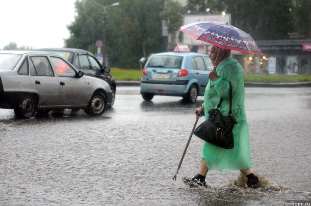 В Коми жару сменят дожди и грозы