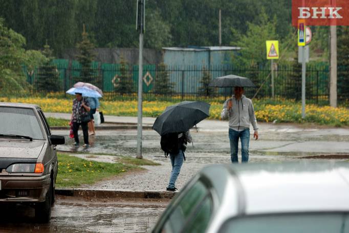 На севере Коми неделя начнется с дождей