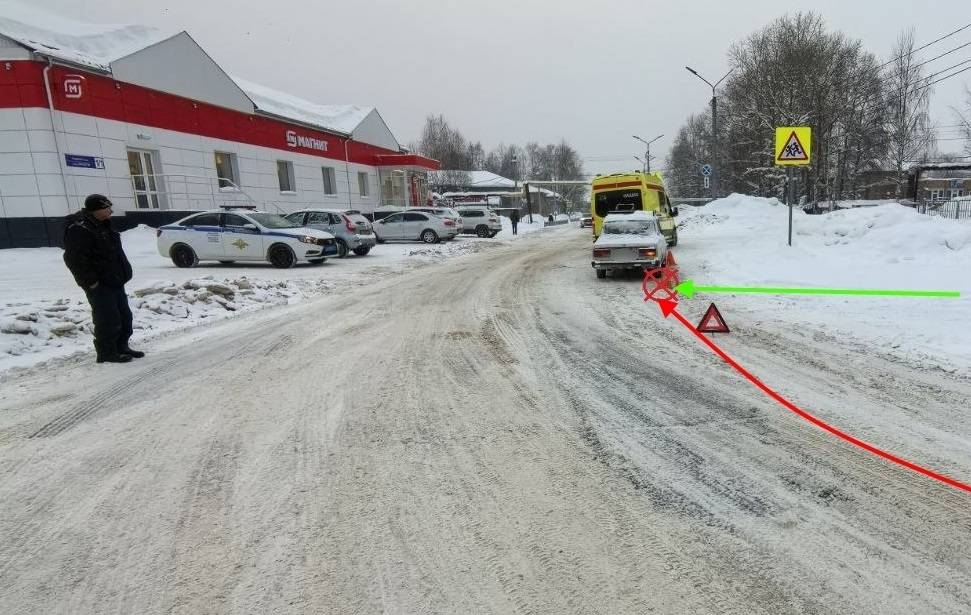 Эжвинка нарушила ПДД и попала под колеса «семерки»